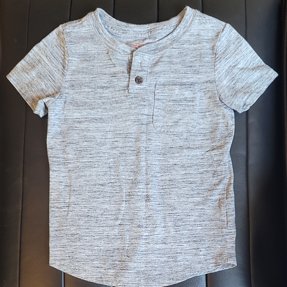 Cat & Jack Heathered Gray Kids Tee